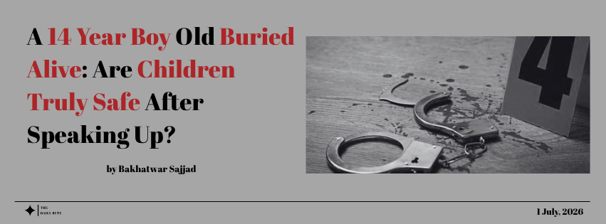 A 14 Year Boy Old Buried Alive: Are Children Truly Safe After Speaking Up?