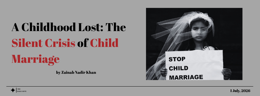 A Childhood Lost: The Silent Crisis of Child Marriage