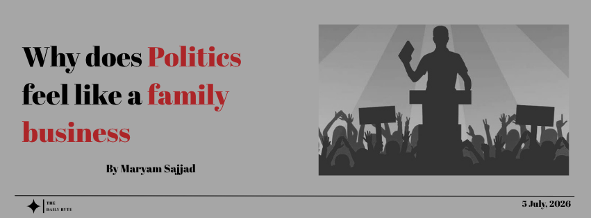 Why does Politics feel like a family business