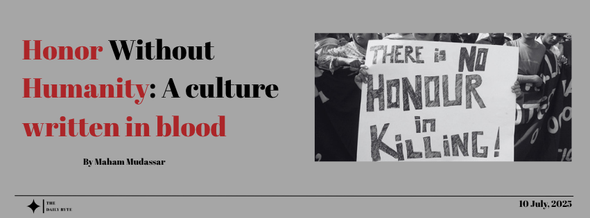 Honor Without Humanity: A culture written in blood