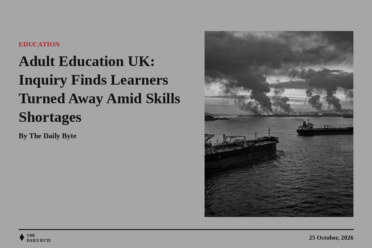 Adult Education UK: Inquiry Finds Learners Turned Away Amid Skills Shortages