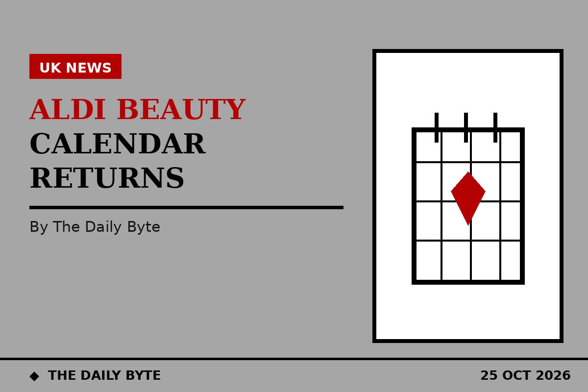 Illustration for Aldi brings back sell-out beauty advent calendar for £19.99