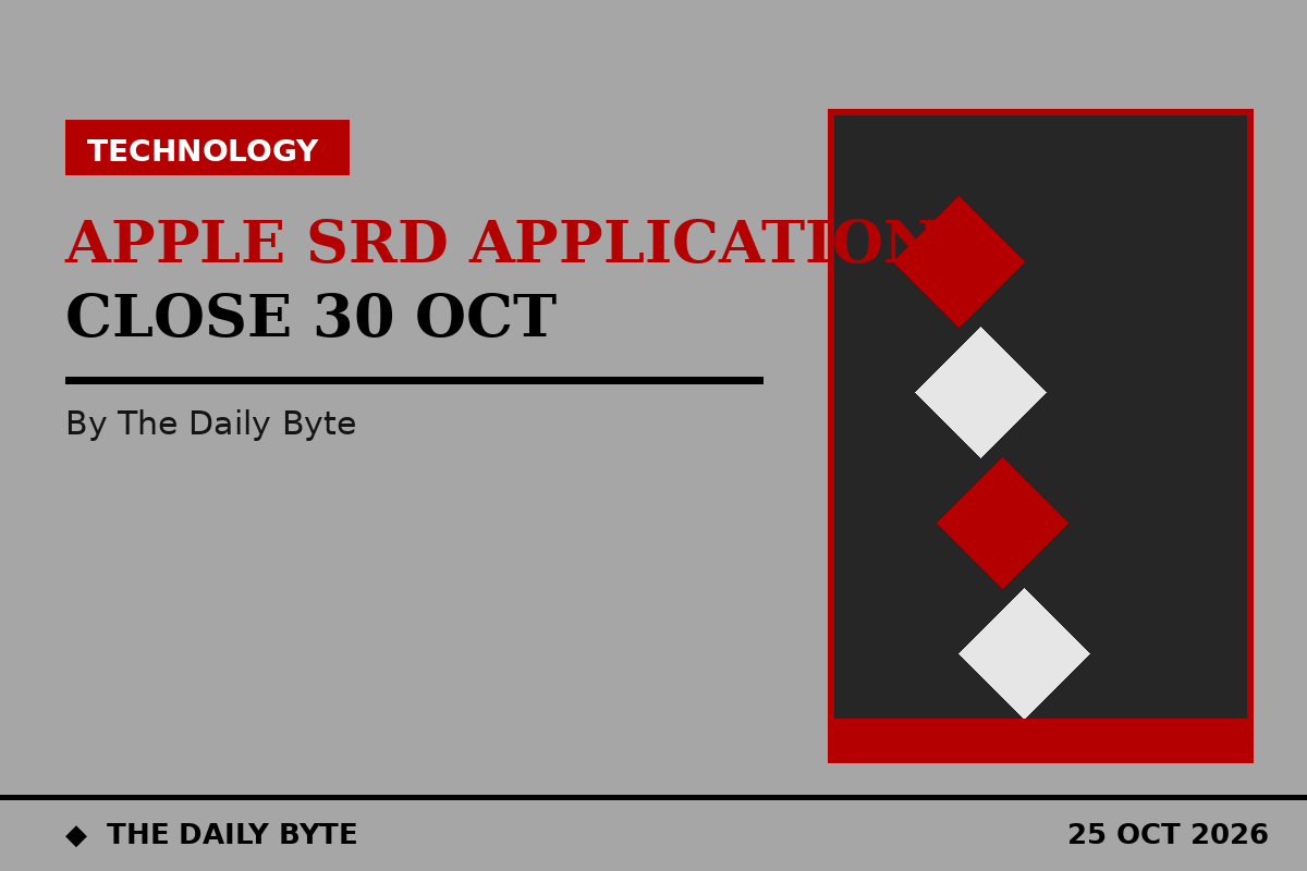 Apple Security Research Device applications close on 30 October
