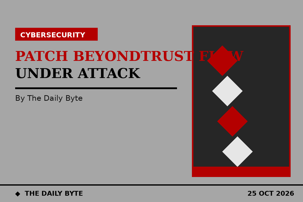 CISA urges patching of exploited BeyondTrust Remote Support flaw
