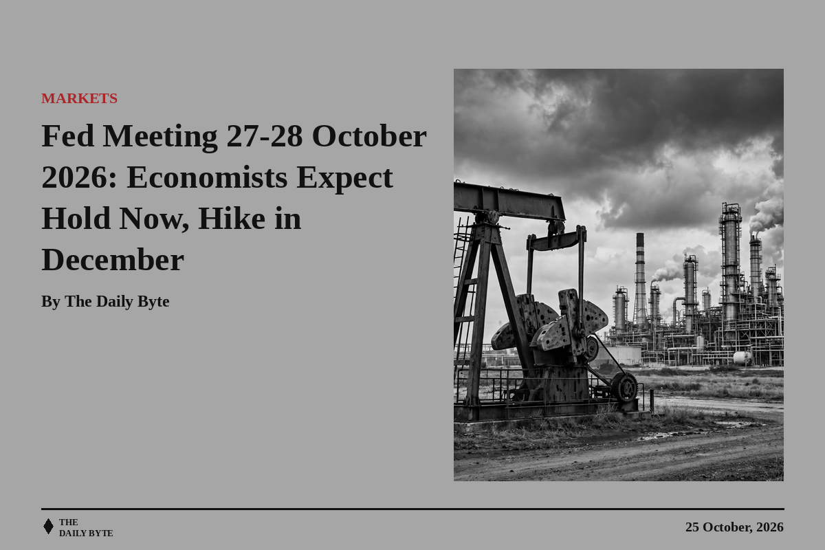 Fed Meeting 27-28 October 2026: Economists Expect Hold Now, Hike in December