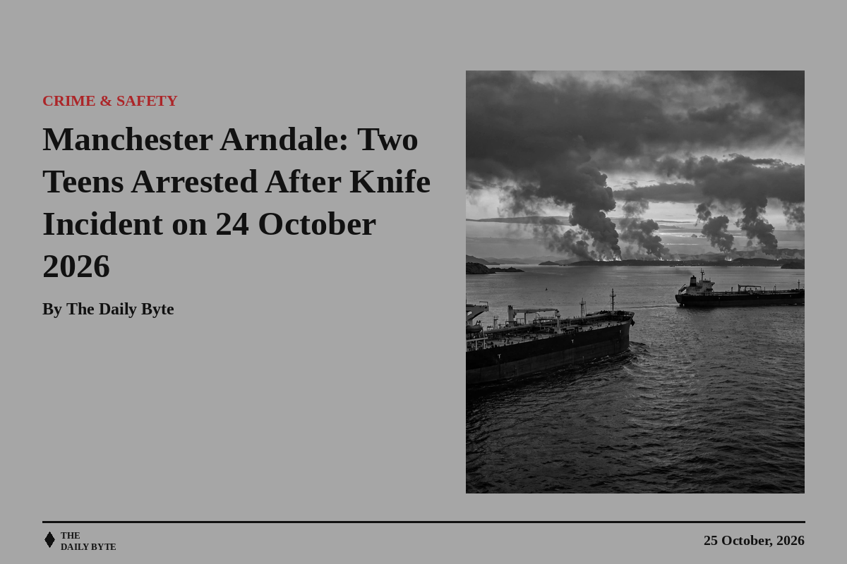 Illustration for Manchester Arndale: Two Teens Arrested After Knife Incident on 24 October 2026