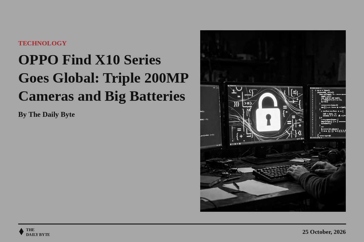OPPO Find X10 Series Goes Global: Triple 200MP Cameras and Big Batteries