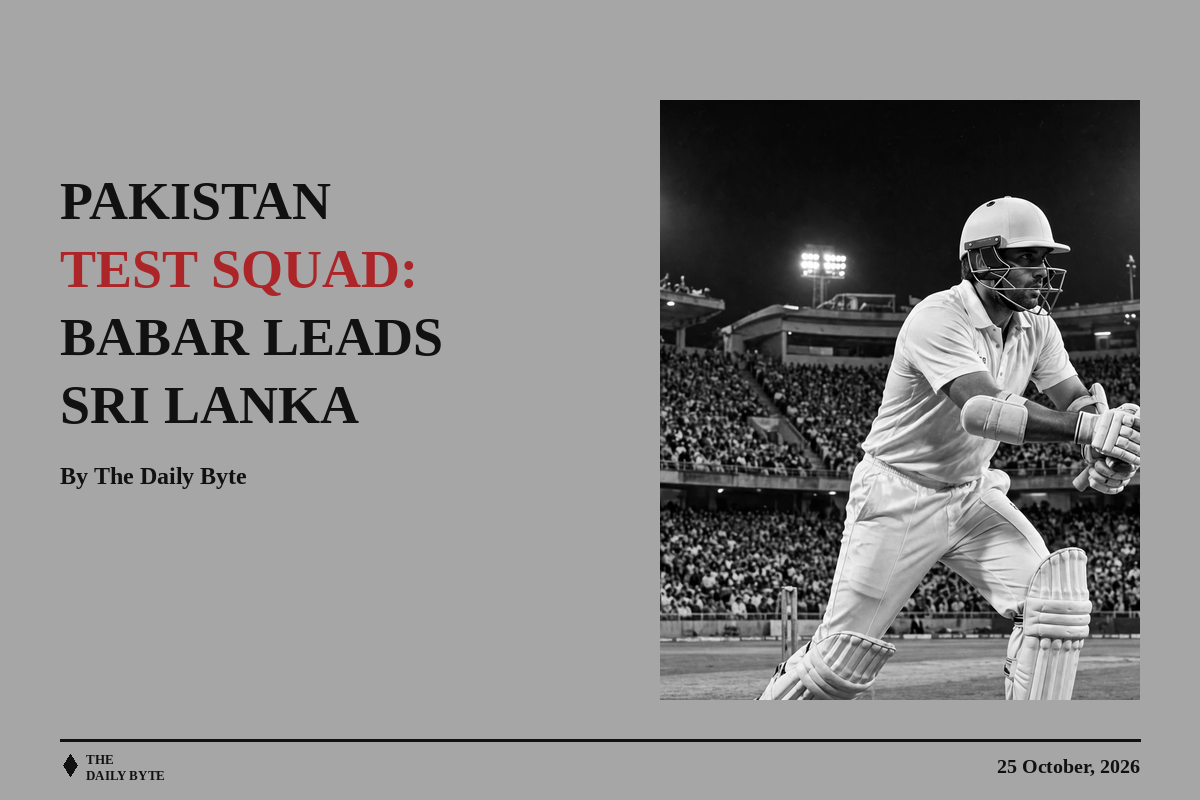 Pakistan name Test squad for Sri Lanka: Babar leads, three uncapped batters called up