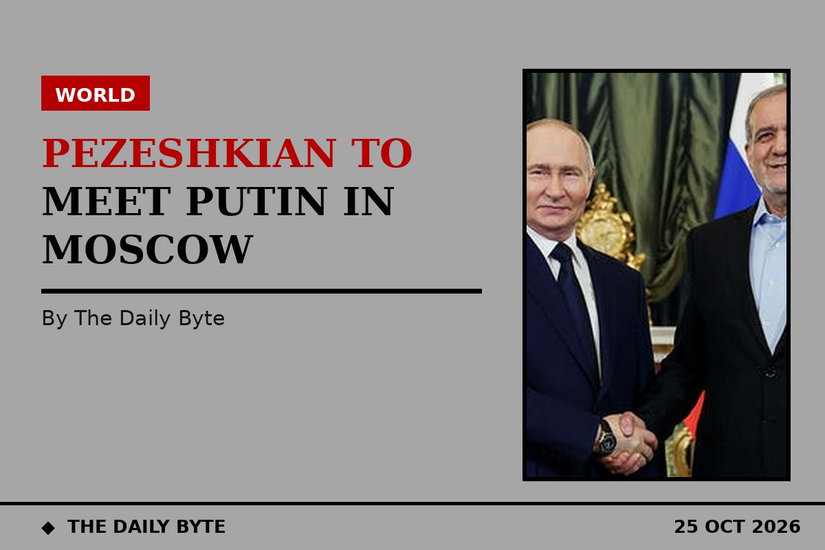 Pezeshkian to meet Putin in Moscow next week, Araghchi says