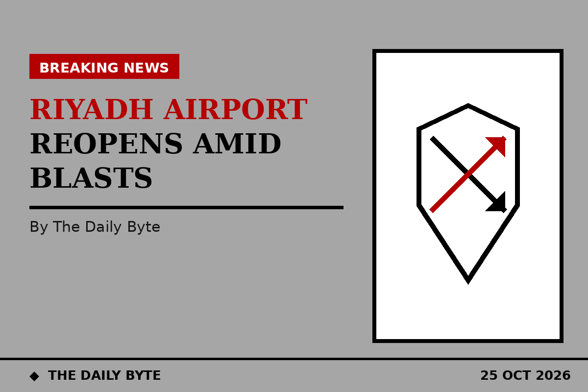 Riyadh airport reopens as explosions are heard in the Saudi capital