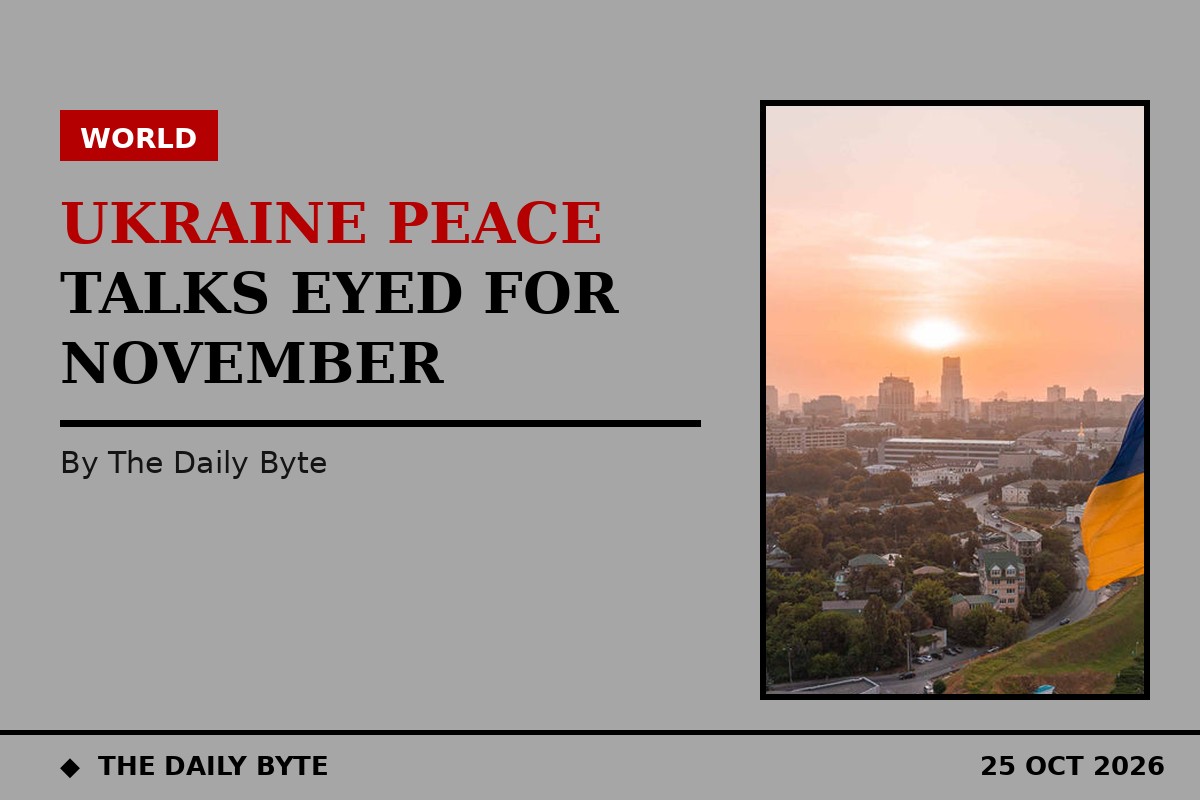 Illustration for Ukraine peace talks expected in November as fighting continues, reports say