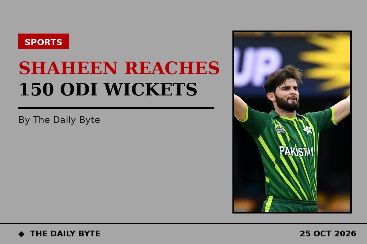 Shaheen Afridi becomes Pakistan's fastest pacer to 150 ODI wickets