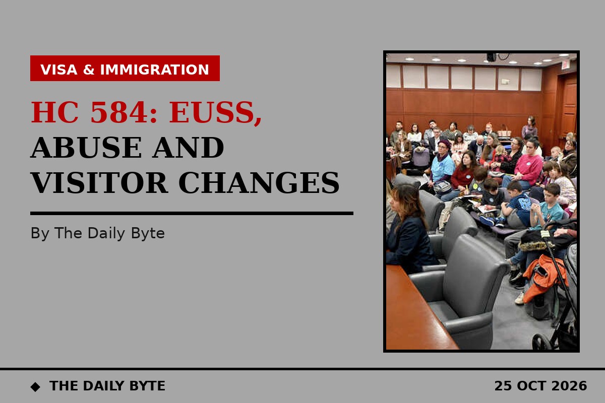 HC 584 explained: EUSS, domestic abuse and visitor changes