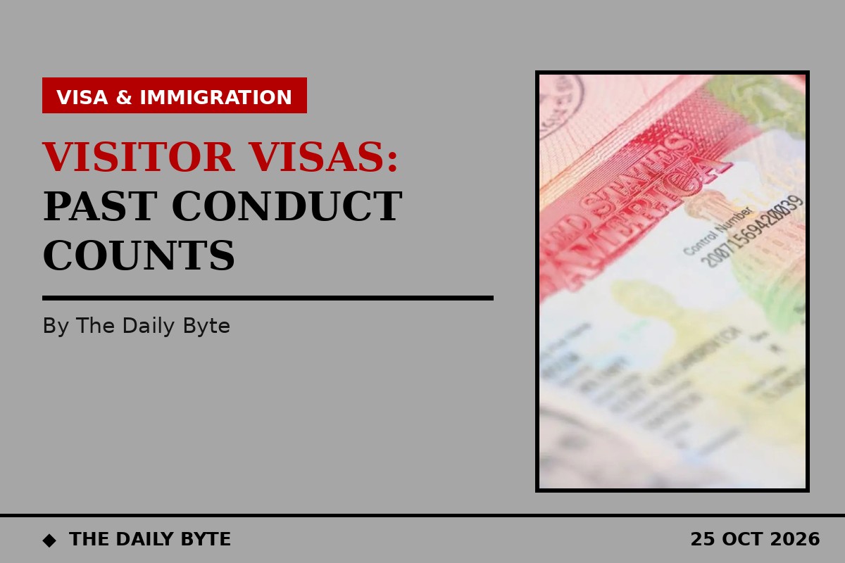 UK visitor visas: past conduct can now count against applicants under HC 584