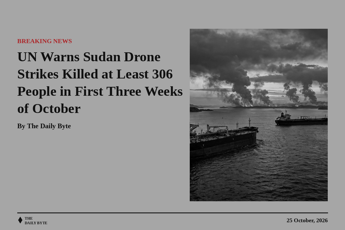 UN Warns Sudan Drone Strikes Killed at Least 306 People in First Three Weeks of October