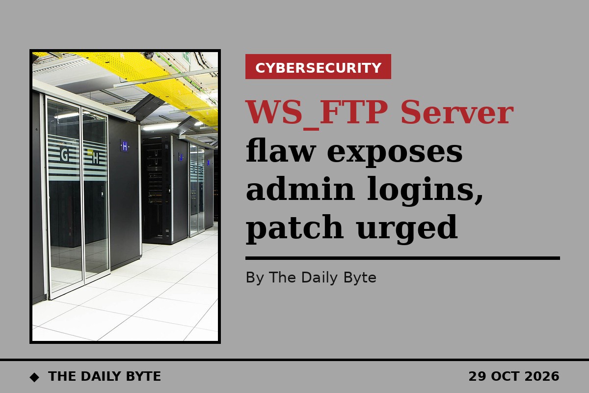 WS_FTP Server flaw exposes admin logins, patch urged