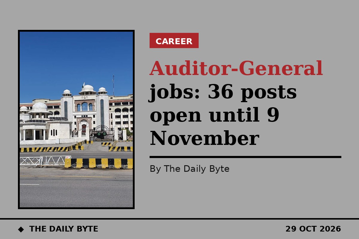 Auditor-General jobs: 36 posts open until 9 November