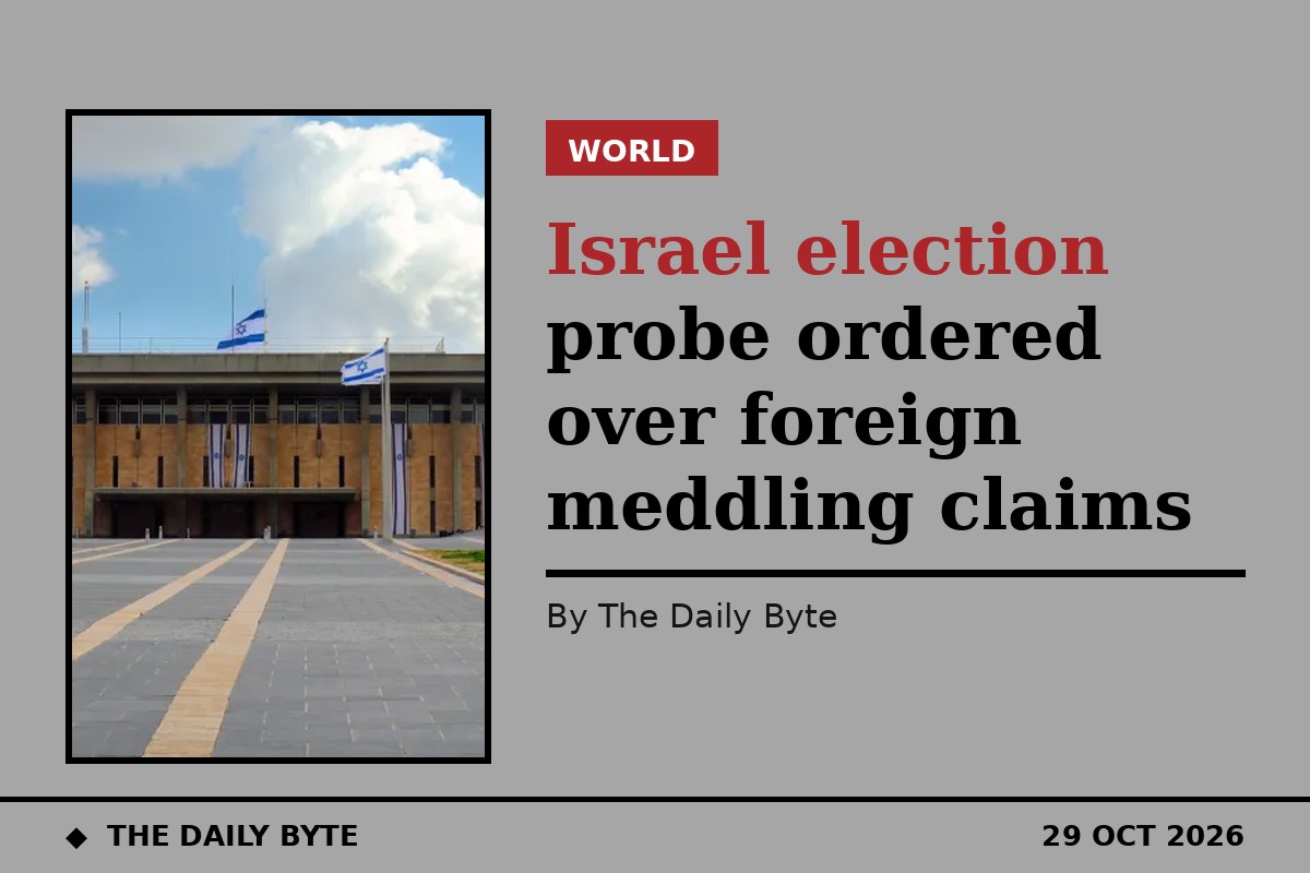Israel election probe ordered over foreign meddling claims