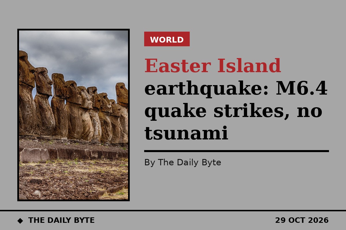 Easter Island earthquake: M6.4 quake strikes, no tsunami