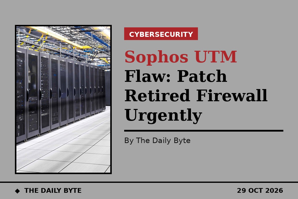 Sophos UTM Flaw: Patch Retired Firewall Urgently