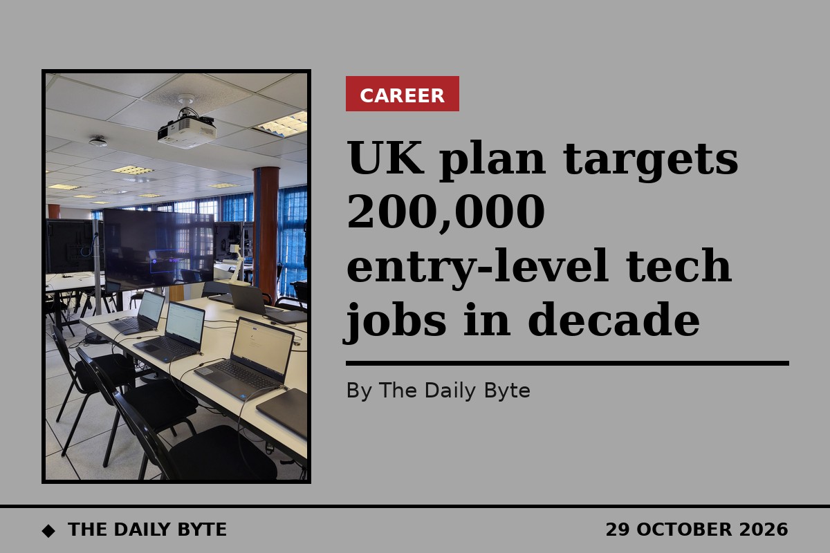 UK plan targets 200,000 entry-level tech jobs in decade