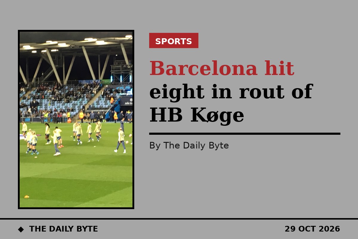 Barcelona hit eight in rout of HB Køge