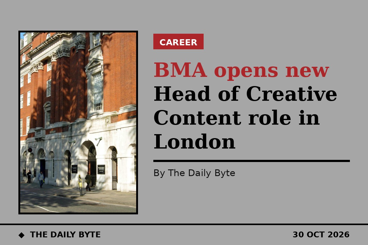 BMA opens new Head of Creative Content role in London