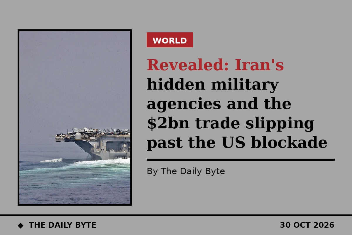 Revealed: Iran's hidden military agencies and the $2bn trade slipping past the US blockade