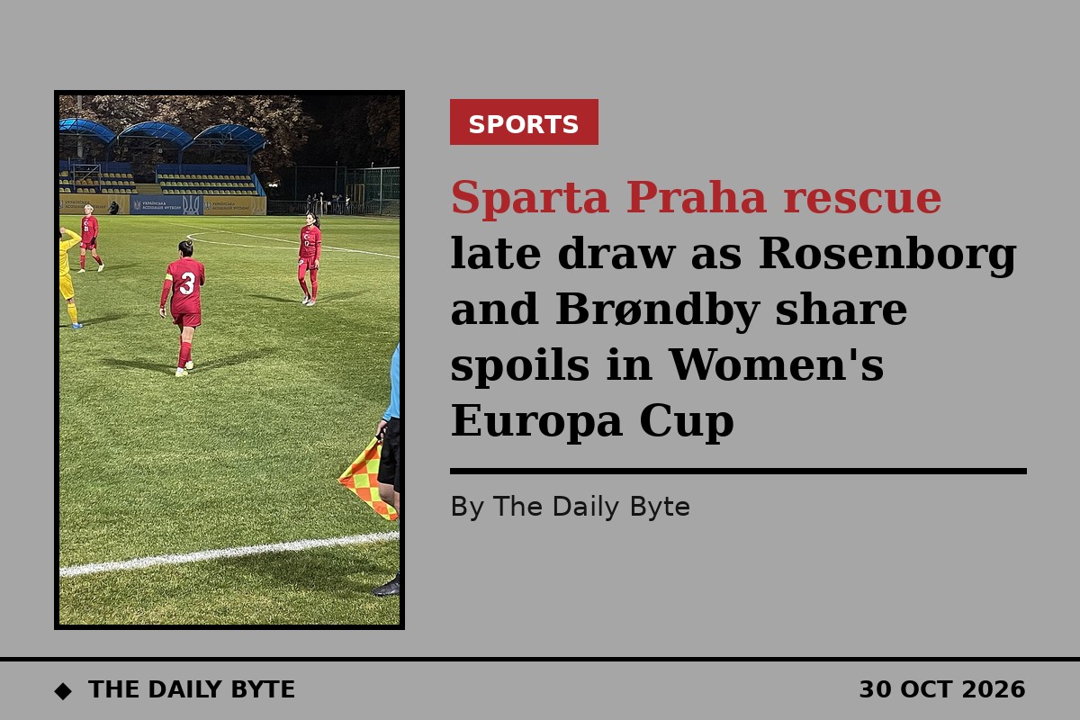 Sparta Praha rescue late draw as Rosenborg and Brøndby share spoils in Women's Europa Cup