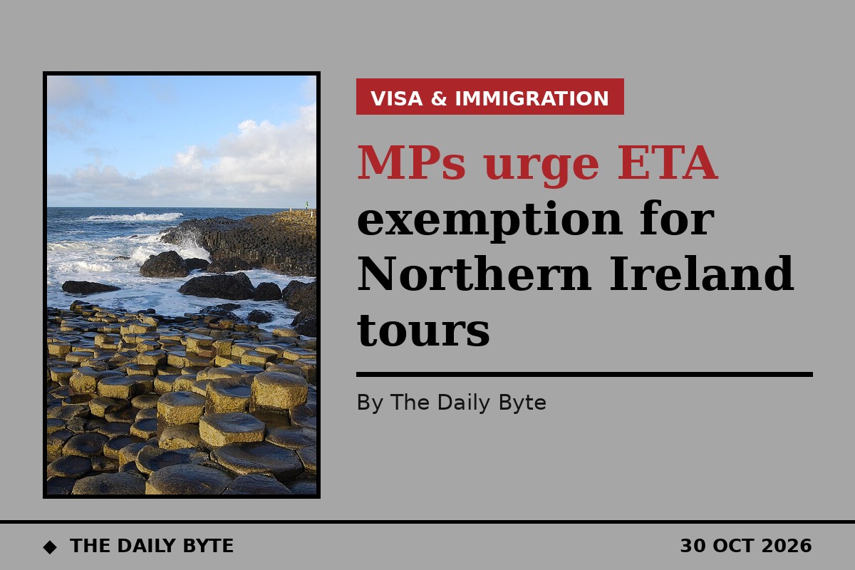 MPs urge ETA exemption for organised tours visiting Northern Ireland