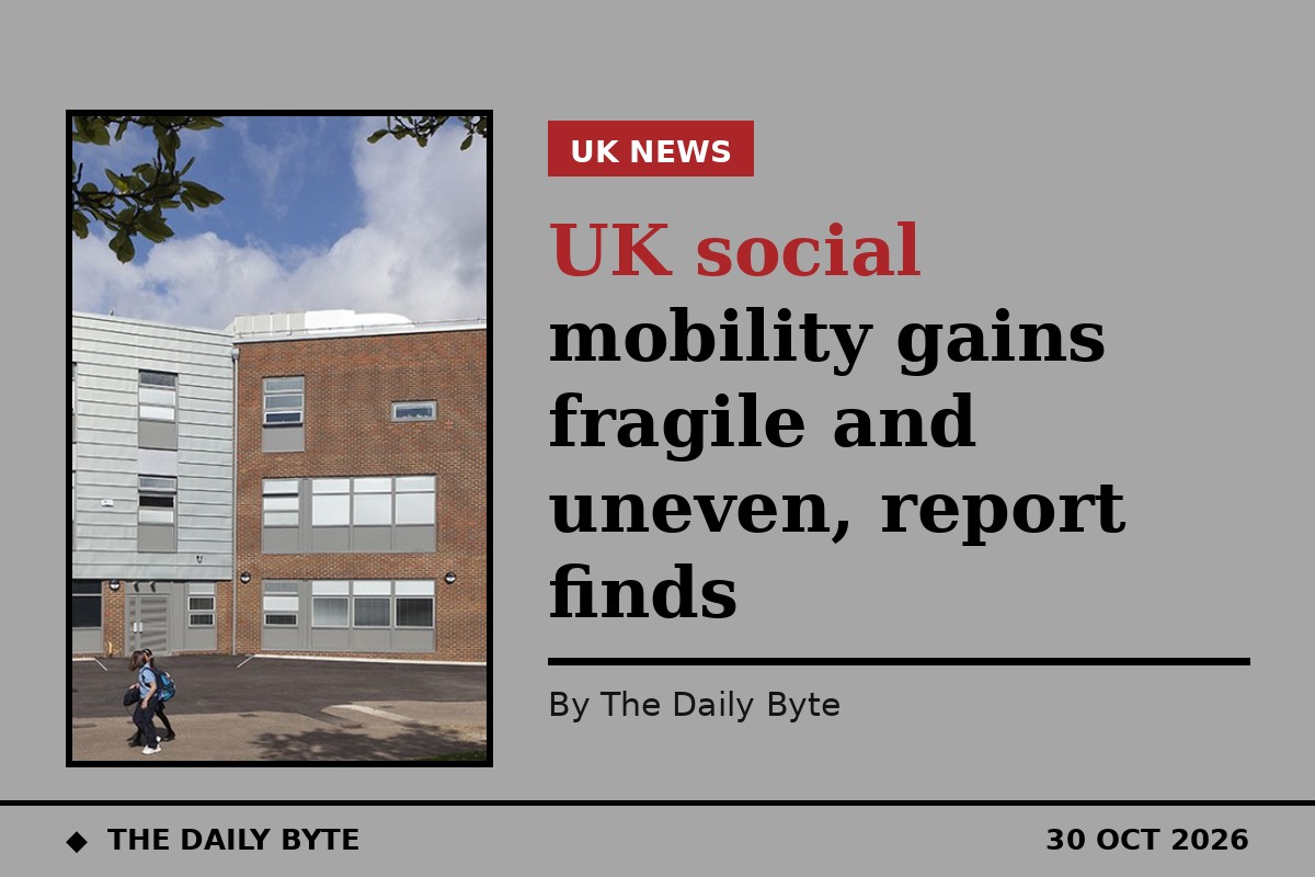 UK social mobility gains fragile and uneven, report finds