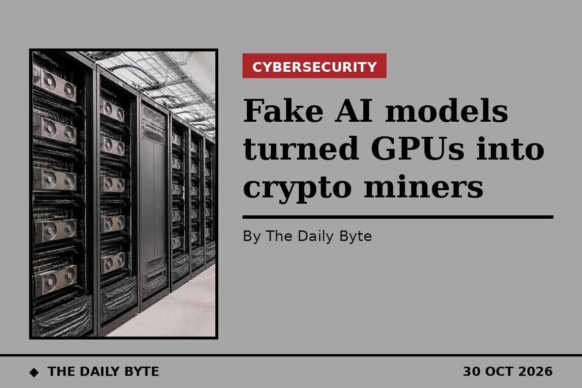 Fake AI models turned GPUs into crypto miners