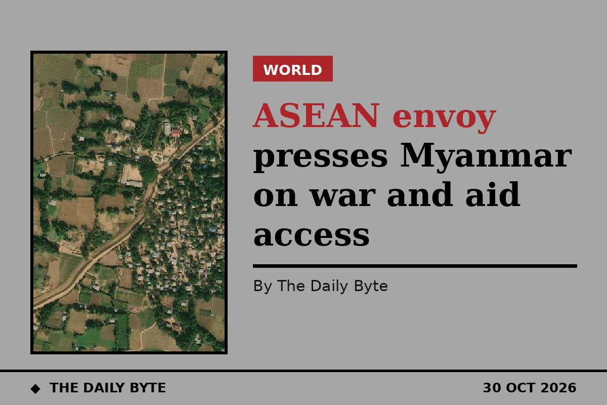 ASEAN envoy presses Myanmar on civil war and aid access in Naypyitaw talks