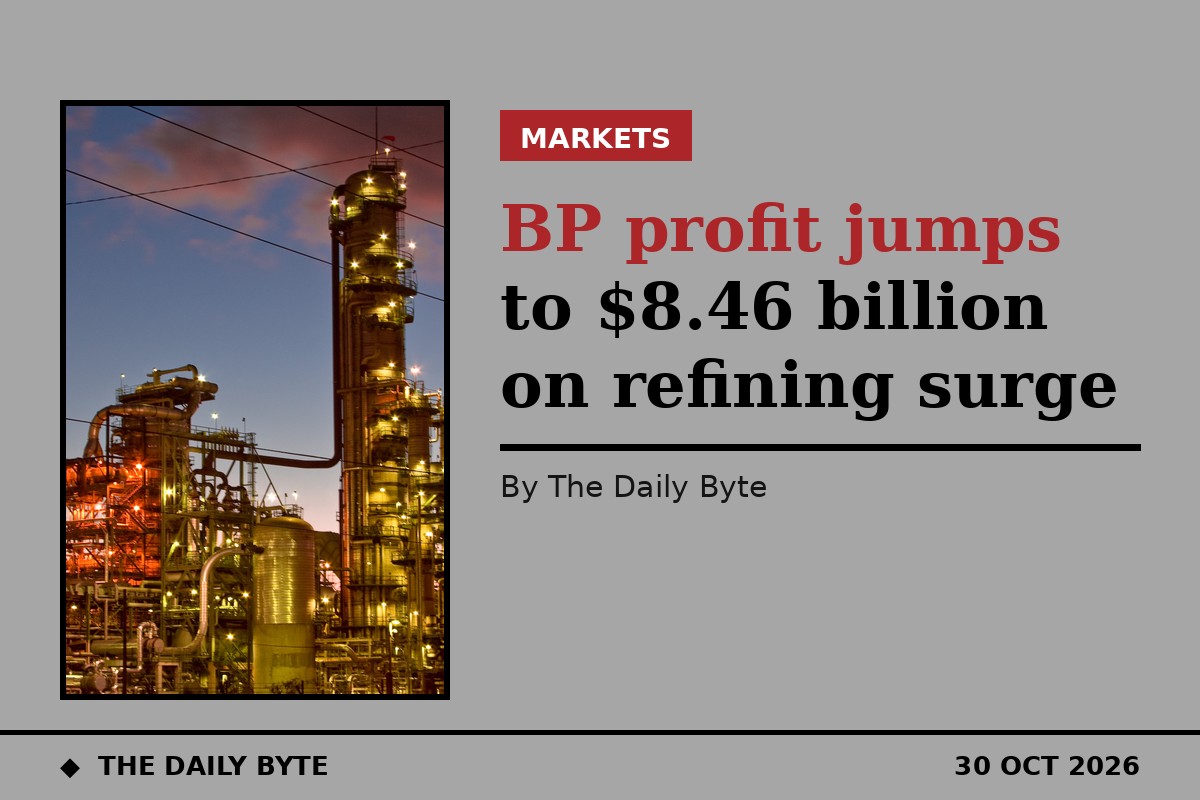 Oil refinery at sunset