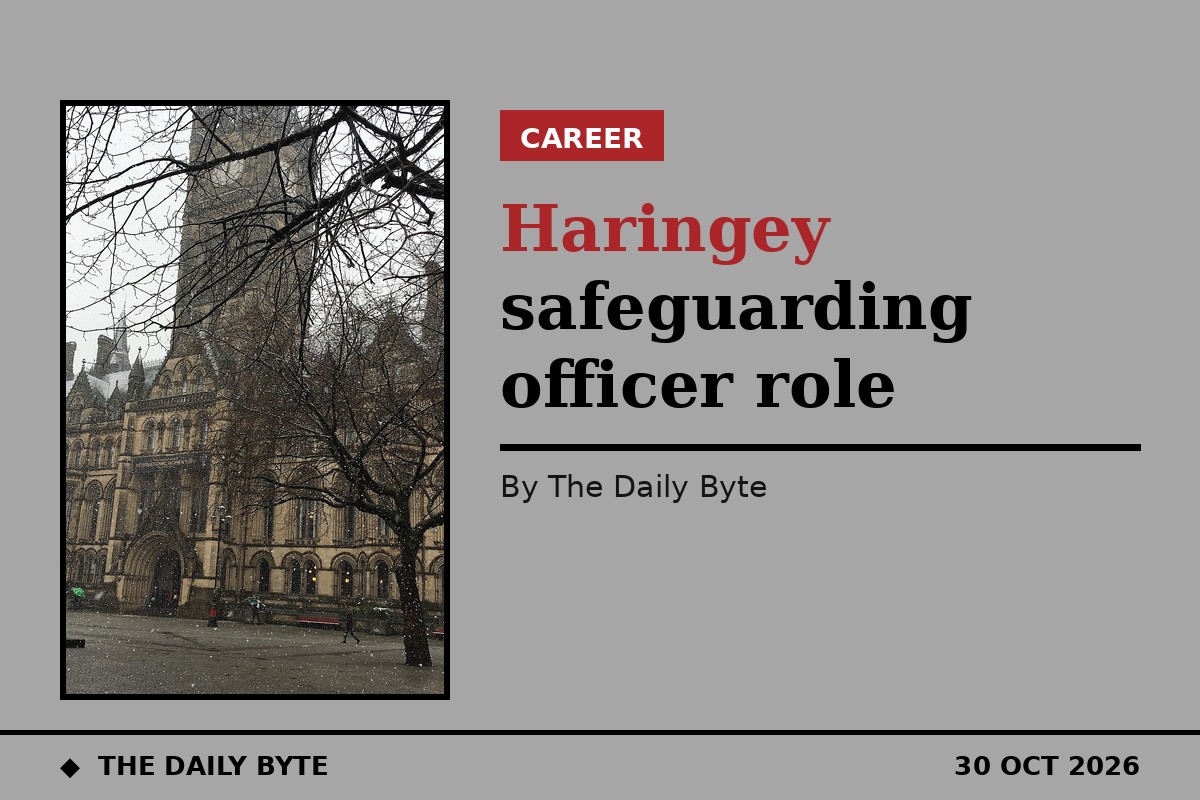 Haringey Council seeks safeguarding and quality officer for adult social care, closing 1 November