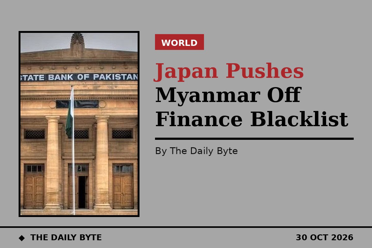 Japan pushes to lift Myanmar from global financial watchdog's blacklist