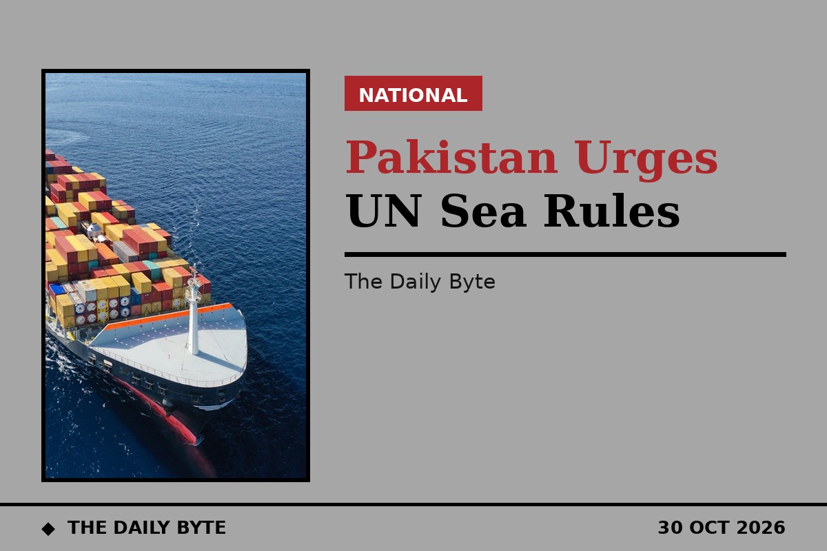 Pakistan urges UN rules for AI at sea to protect shipping