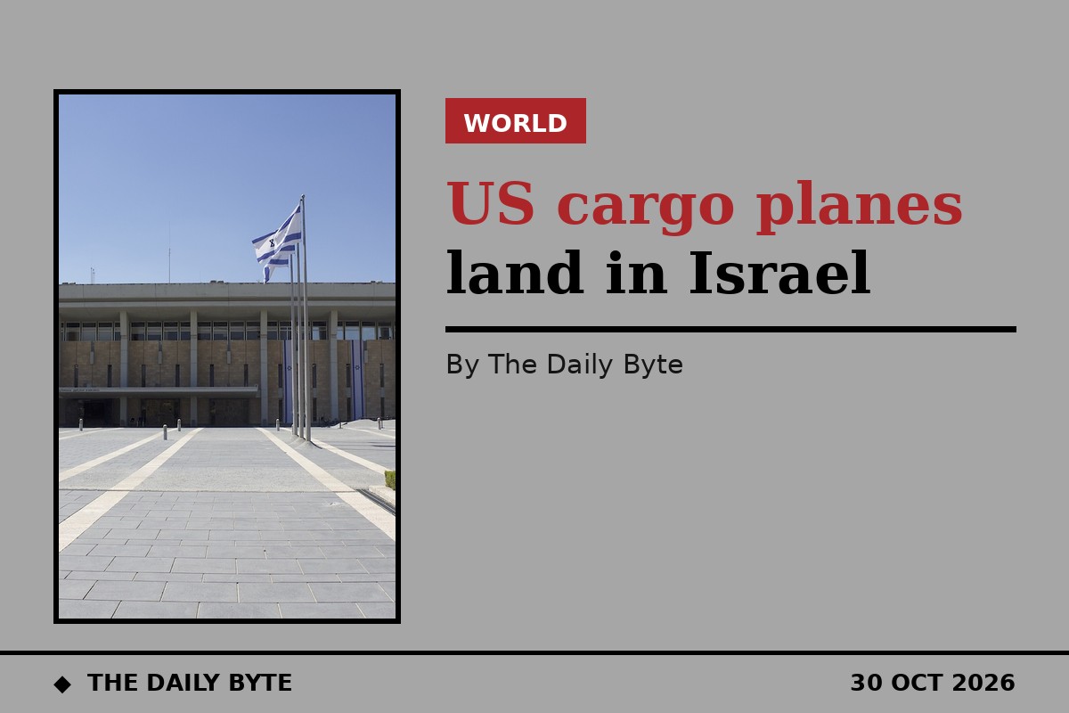 US cargo planes land in Israel as Trump briefed on Iran