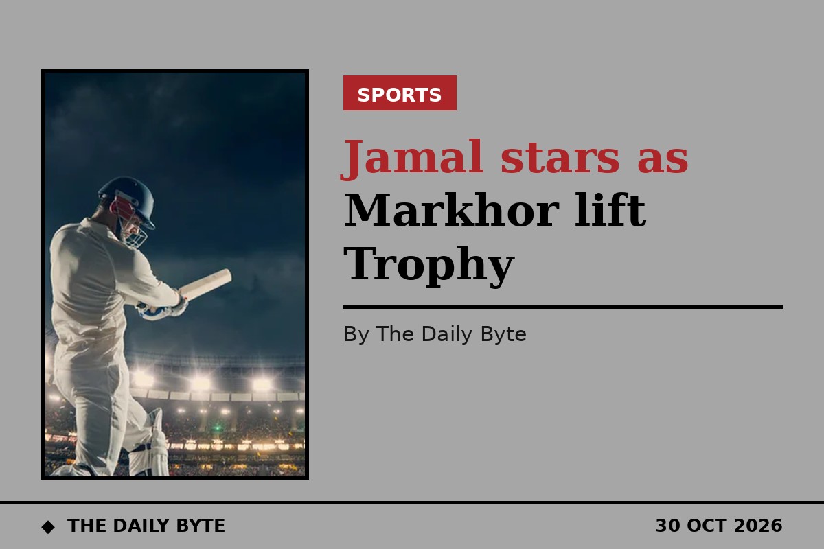 Jamal stars as Markhor lift President's Trophy title