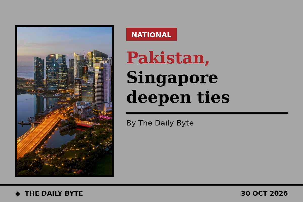 Pakistan and Singapore deepen ties on 60th year