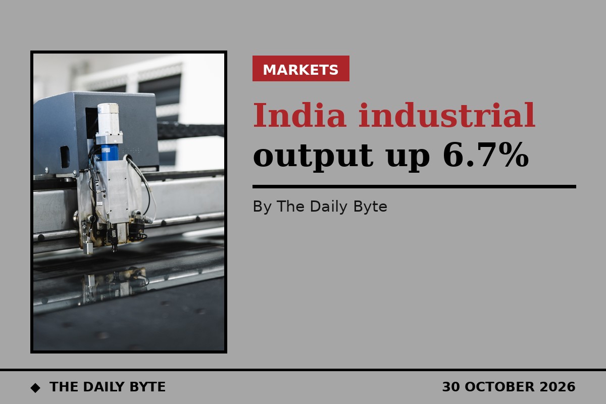 A machine on a factory production line (file photo)