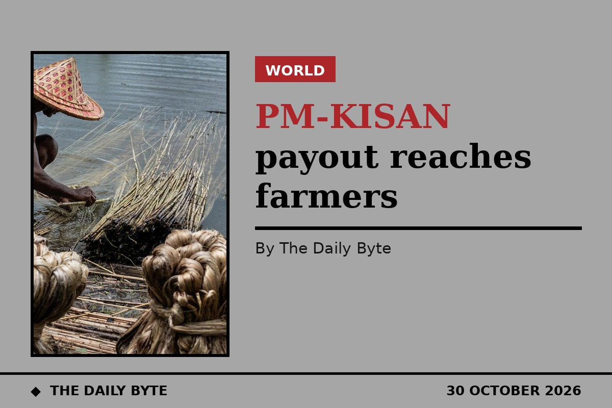 A farmer working in flooded fields in India (file photo)