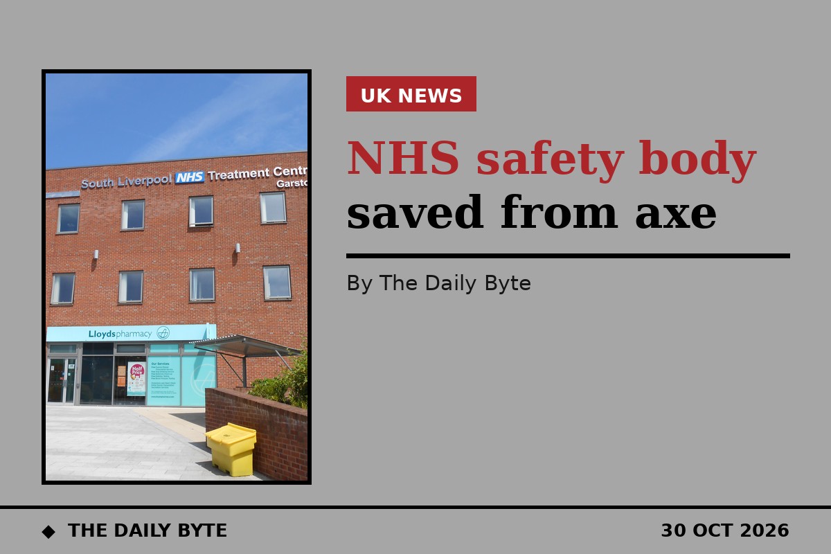 NHS safety investigations body saved from axe