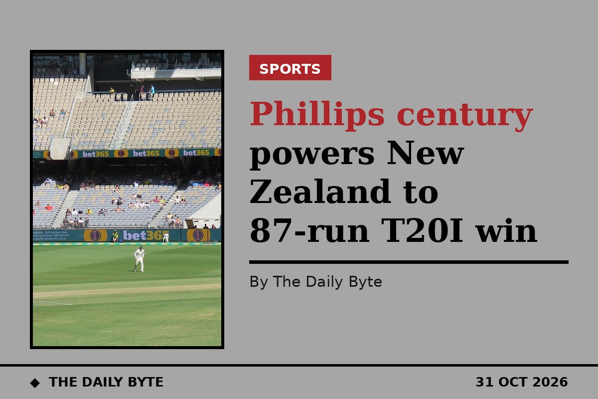 Phillips Century Powers New Zealand to 87-Run T20I Win