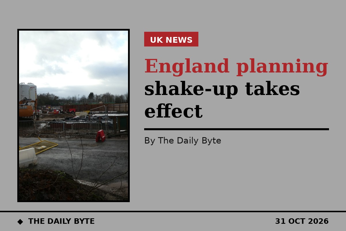 England planning shake-up takes effect on 31 October
