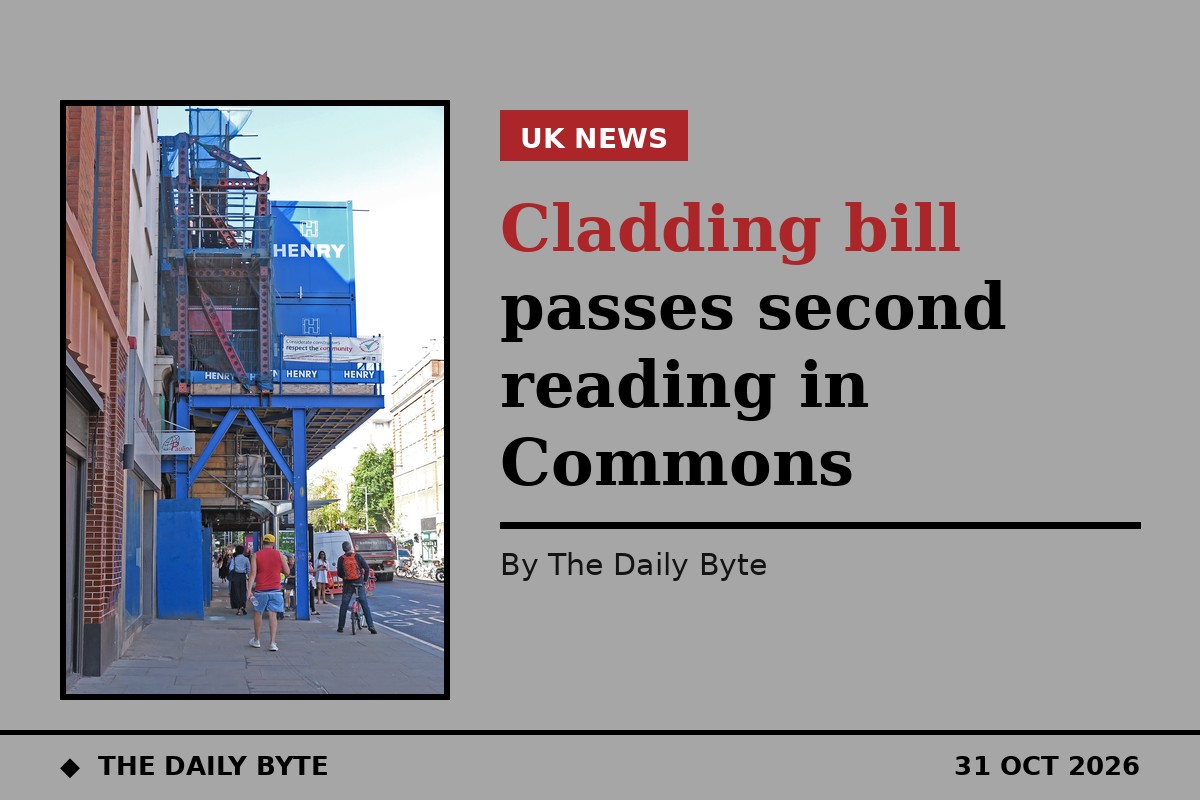 Cladding bill passes second reading in Commons