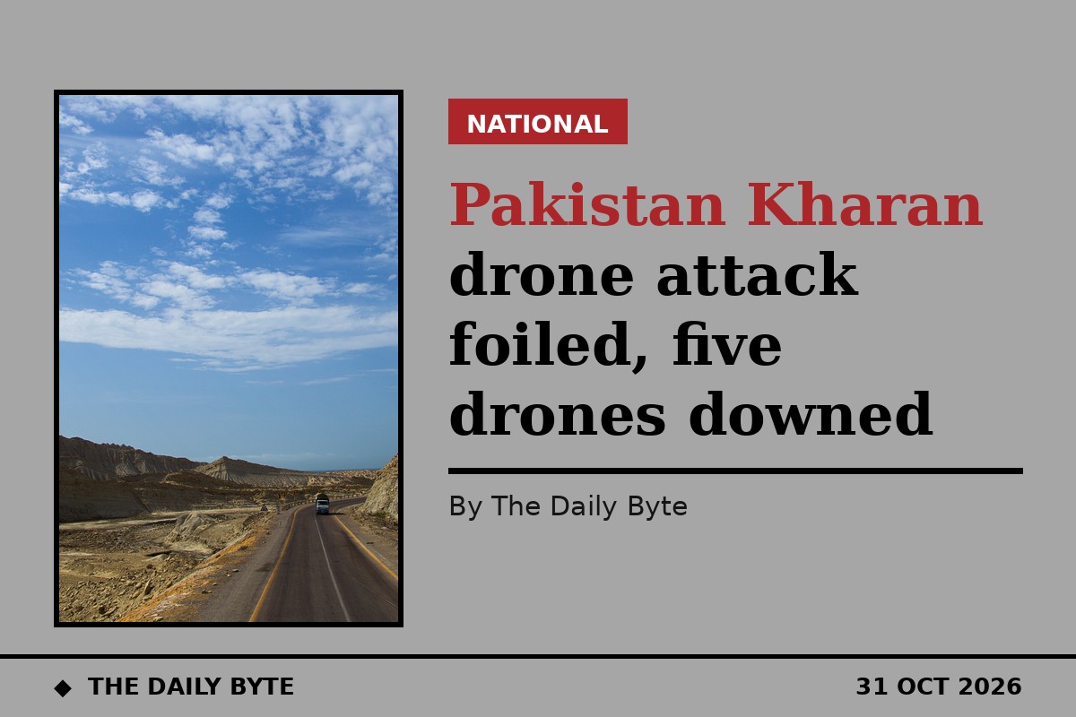 Pakistan Kharan drone attack foiled, five drones downed