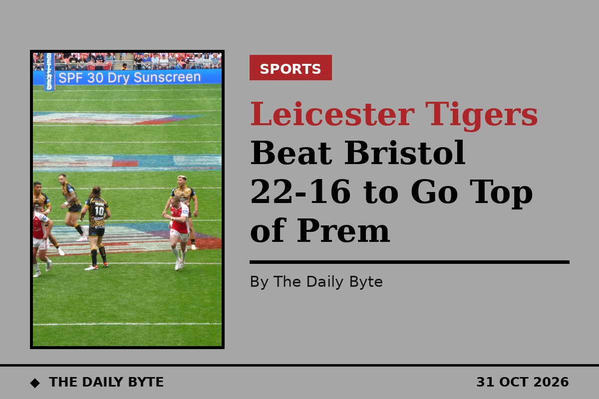 Generic file photo of rugby match action at Wembley