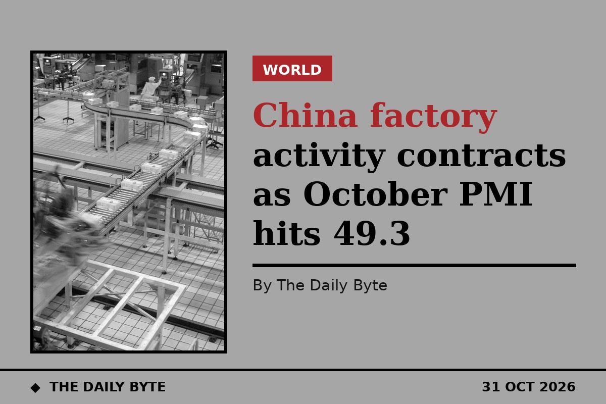 China factory activity contracts as October PMI hits 49.3