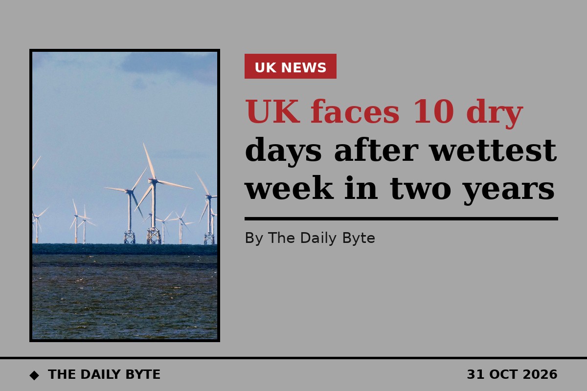 UK faces 10 dry days after wettest week in two years